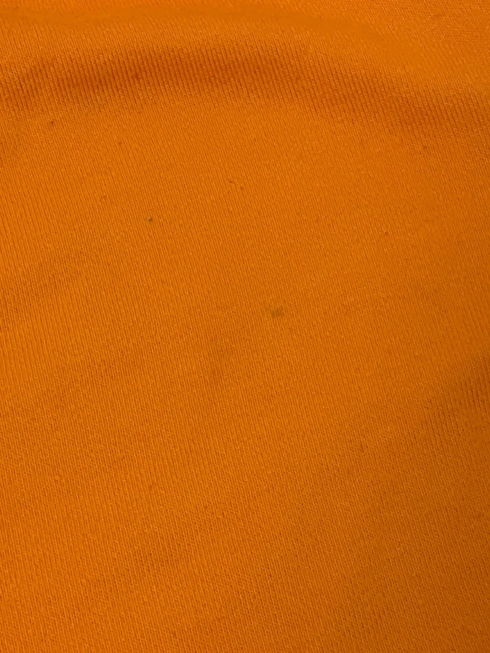 Orange Elastic-Waist Shorts